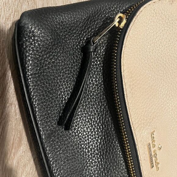 Kate Spade Two-Tone Black and Cream Clutch - Picture 2 of 9